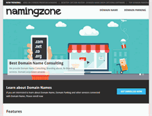 Tablet Screenshot of namingzone.com